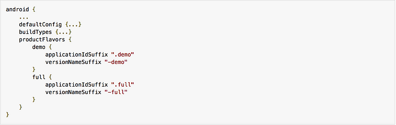 Configuring “Product Flavors” in your Android app