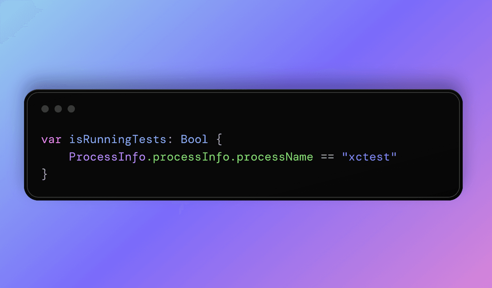 Preventing Code Execution While Running Tests from CLI for Swift Package